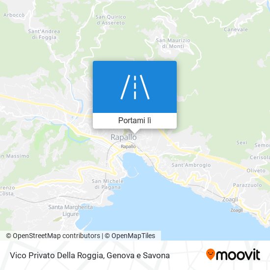 Mappa Vico Privato Della Roggia