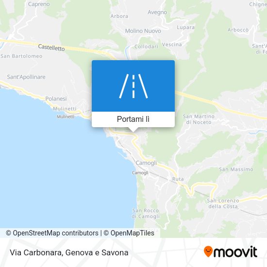 Mappa Via Carbonara