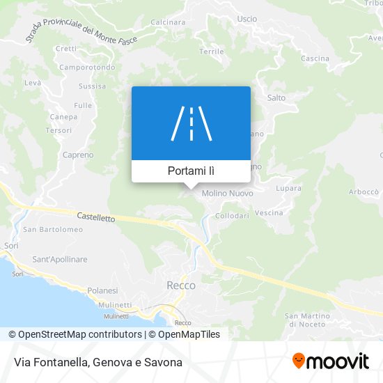 Mappa Via Fontanella