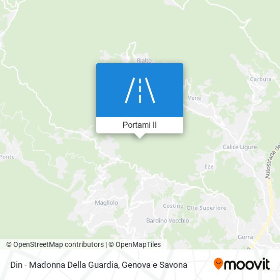 Mappa Din - Madonna Della Guardia