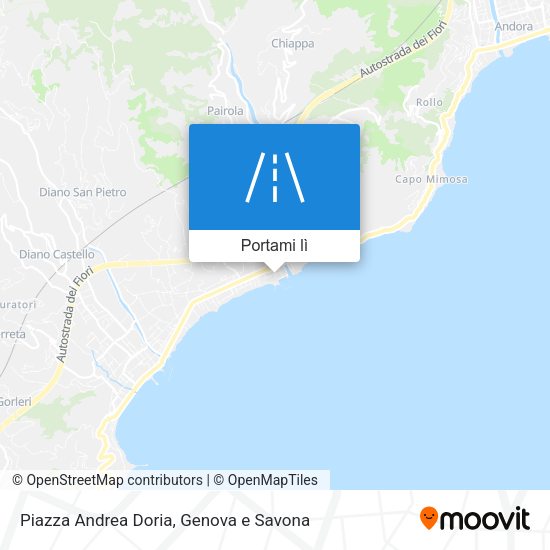 Mappa Piazza Andrea Doria