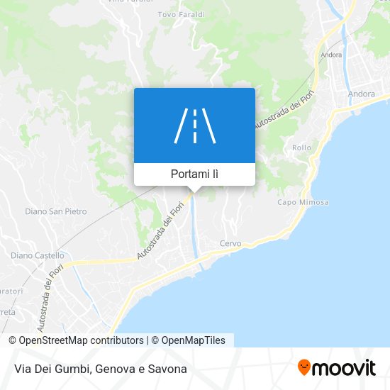 Mappa Via Dei Gumbi