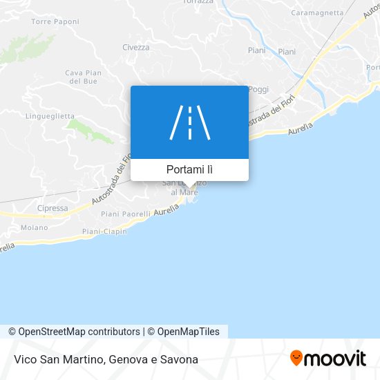 Mappa Vico San Martino