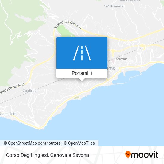 Mappa Corso Degli Inglesi