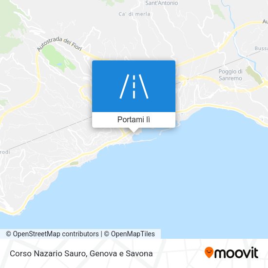 Mappa Corso Nazario Sauro