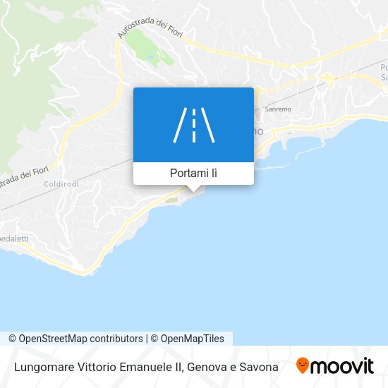Mappa Lungomare Vittorio Emanuele II