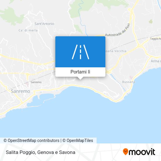 Mappa Salita Poggio