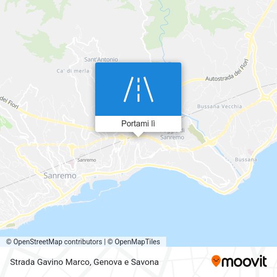 Mappa Strada Gavino Marco
