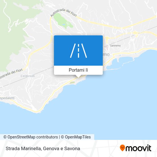 Mappa Strada Marinella