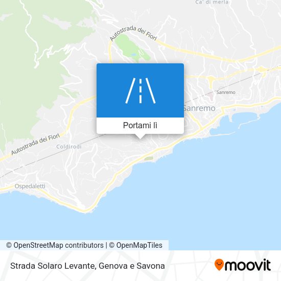 Mappa Strada Solaro Levante