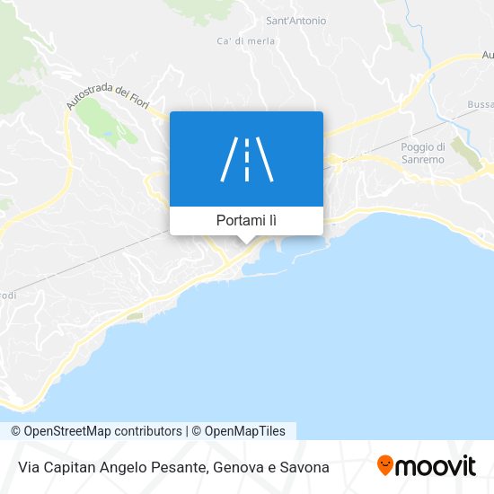 Mappa Via Capitan Angelo Pesante