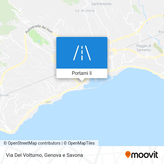 Mappa Via Del Volturno
