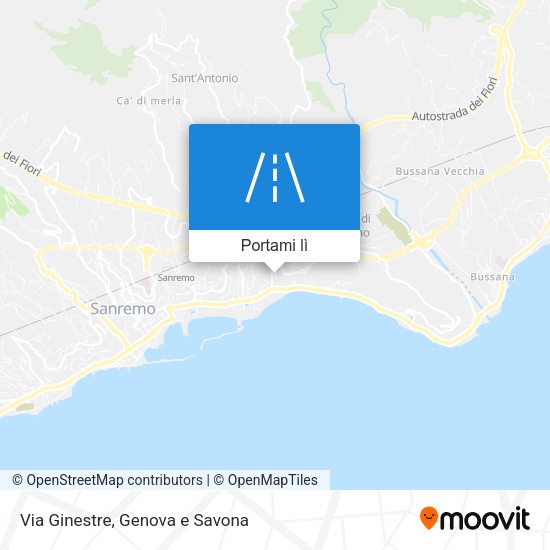 Mappa Via Ginestre
