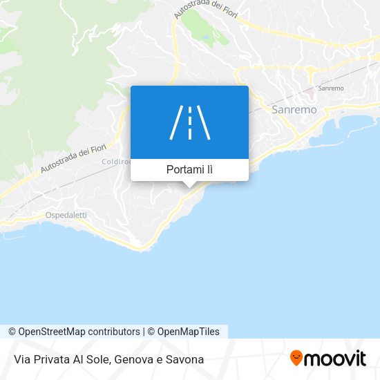 Mappa Via Privata Al Sole