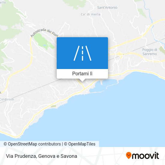 Mappa Via Prudenza