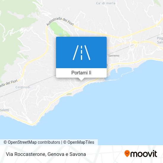 Mappa Via Roccasterone