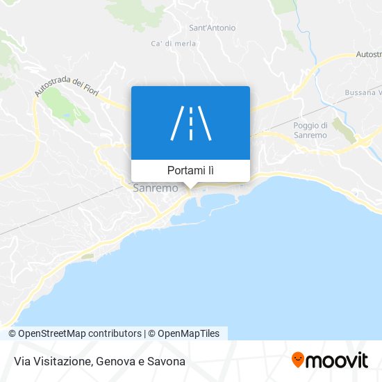 Mappa Via Visitazione