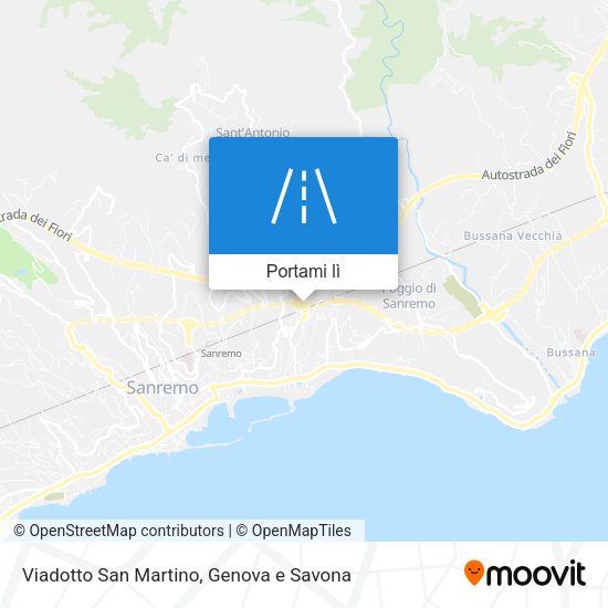 Mappa Viadotto San Martino