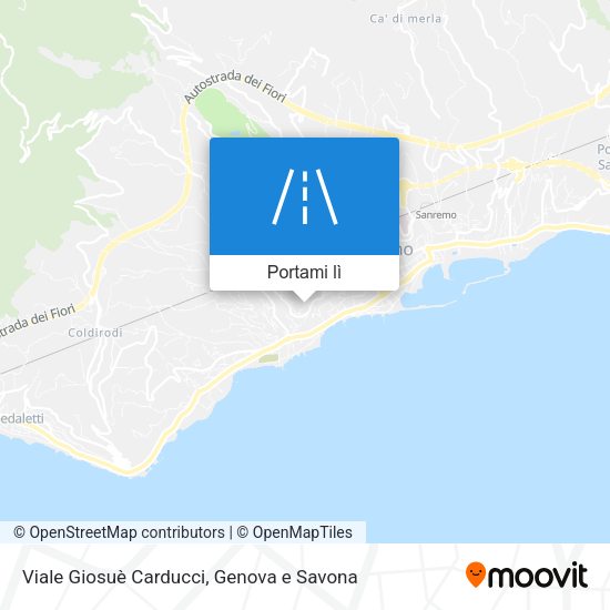Mappa Viale Giosuè Carducci