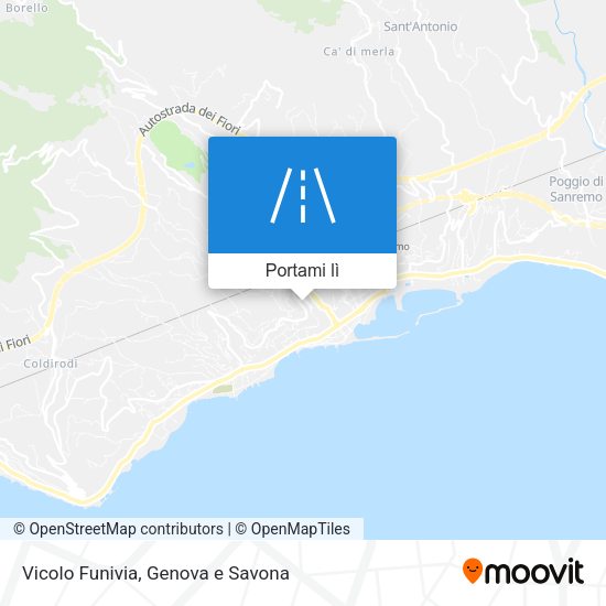 Mappa Vicolo Funivia