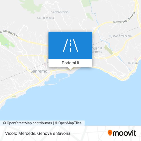 Mappa Vicolo Mercede