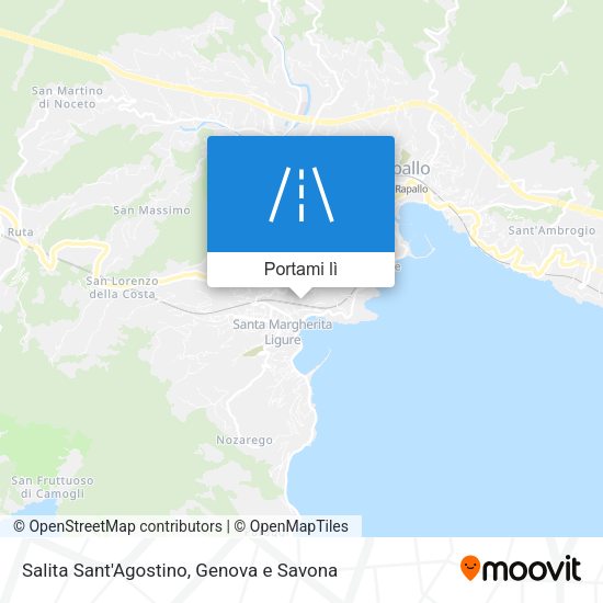Mappa Salita Sant'Agostino