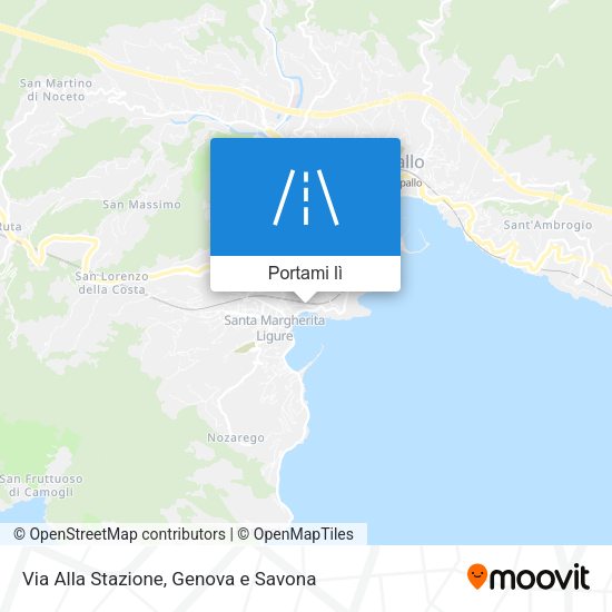 Mappa Via Alla Stazione
