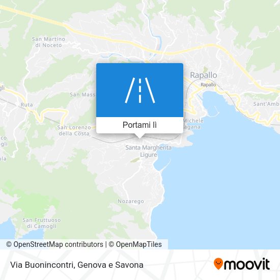 Mappa Via Buonincontri