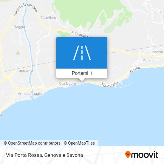 Mappa Via Porta Rossa