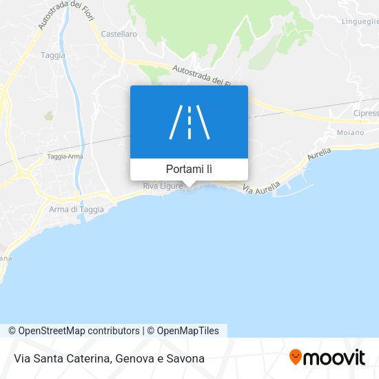 Mappa Via Santa Caterina