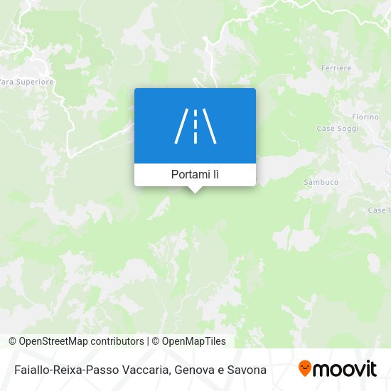 Mappa Faiallo-Reixa-Passo Vaccaria