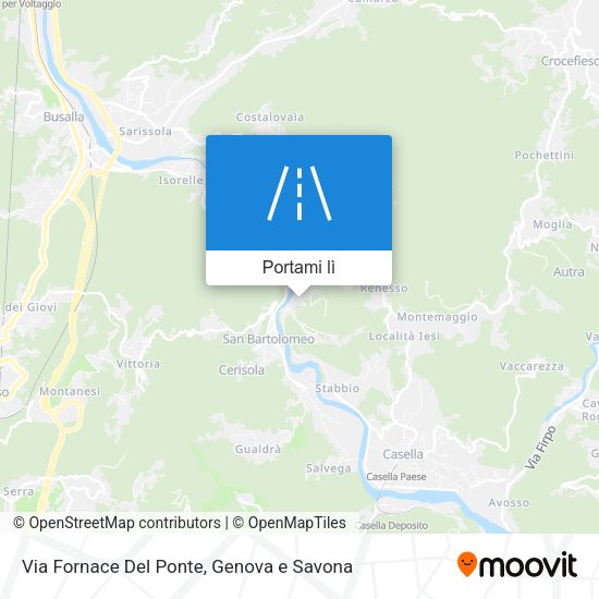 Mappa Via Fornace Del Ponte