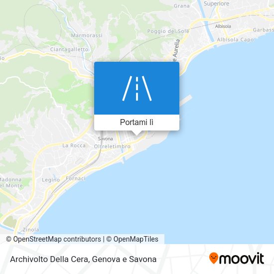 Mappa Archivolto Della Cera