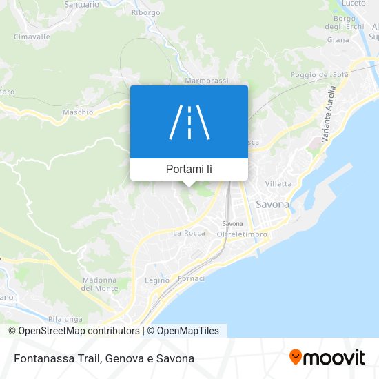 Mappa Fontanassa Trail