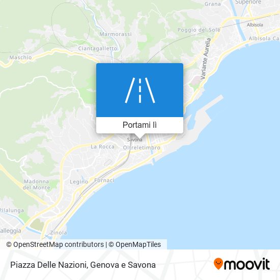 Mappa Piazza Delle Nazioni