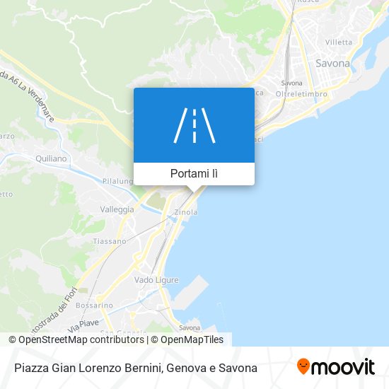 Mappa Piazza Gian Lorenzo Bernini
