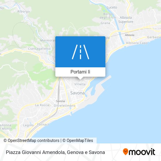 Mappa Piazza Giovanni Amendola