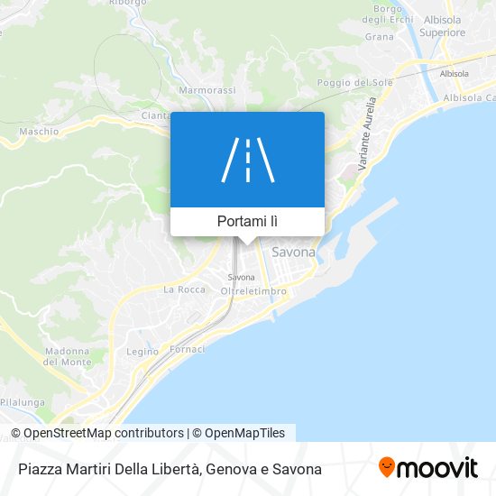 Mappa Piazza Martiri Della Libertà