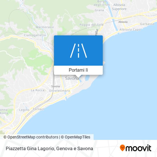 Mappa Piazzetta Gina Lagorio