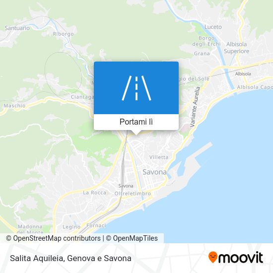 Mappa Salita Aquileia
