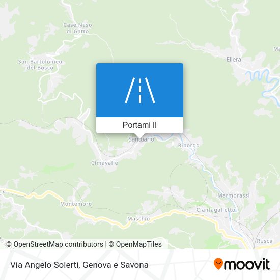 Mappa Via Angelo Solerti