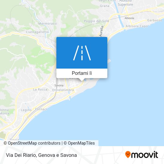 Mappa Via Dei Riario