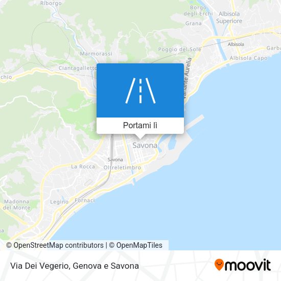 Mappa Via Dei Vegerio