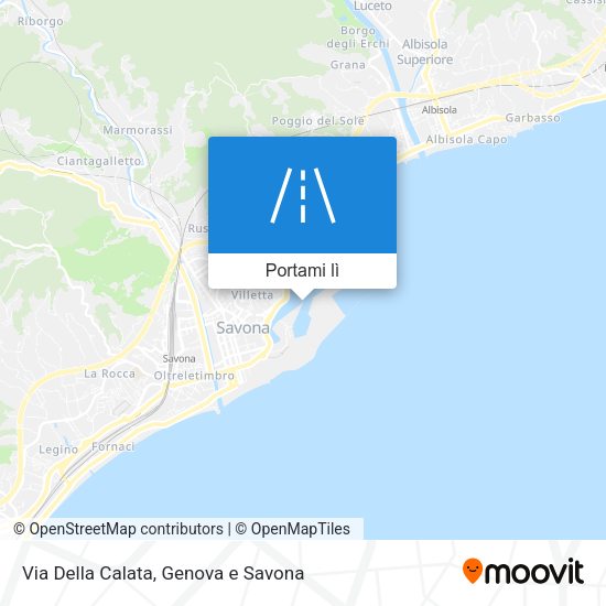 Mappa Via Della Calata