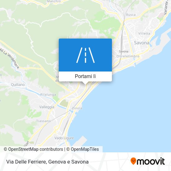 Mappa Via Delle Ferriere