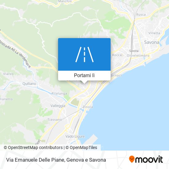 Mappa Via Emanuele Delle Piane