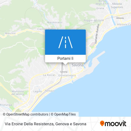 Mappa Via Eroine Della Resistenza
