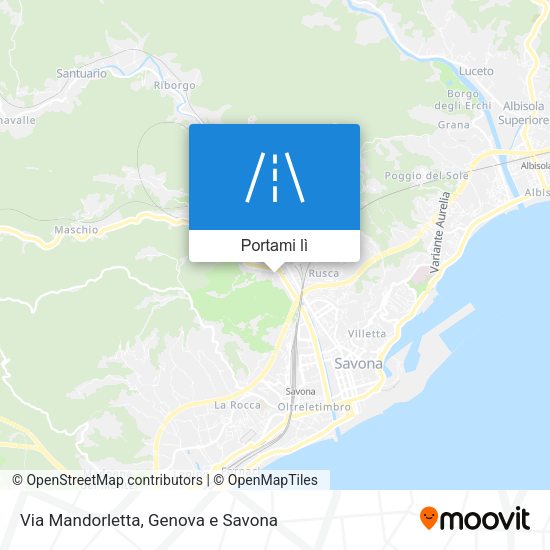 Mappa Via Mandorletta