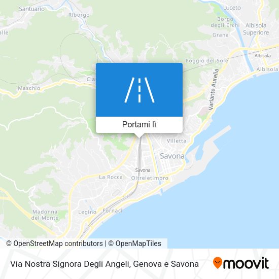 Mappa Via Nostra Signora Degli Angeli