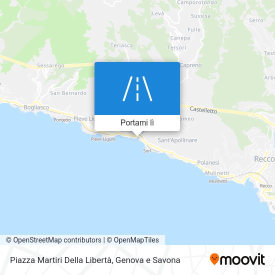 Mappa Piazza Martiri Della Libertà